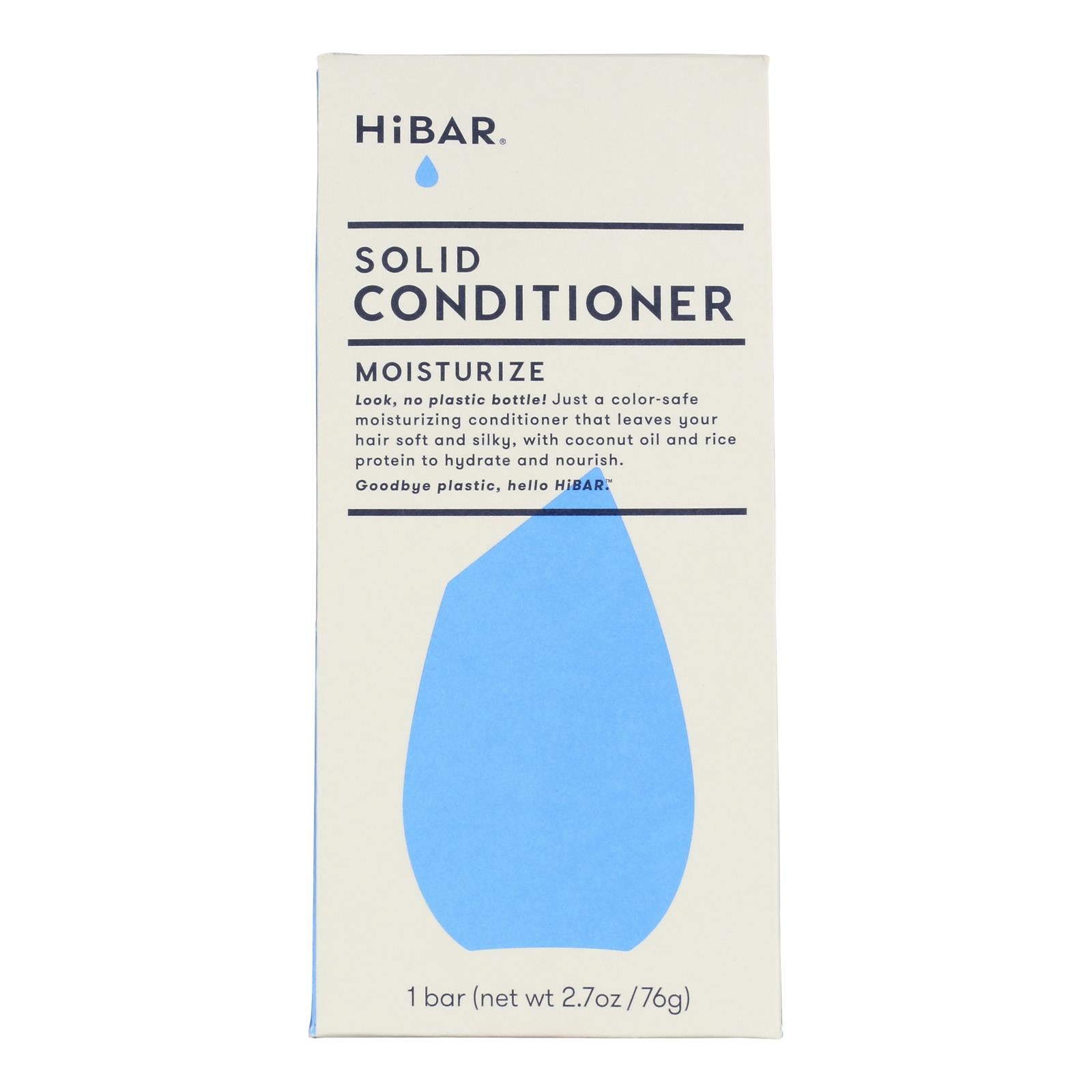 Hibar Inc - Conditioner Solid Moisturize - 1 Each -2.7 Oz - GreatEagleInc
