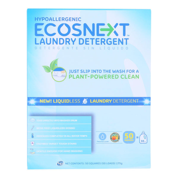 Ecosnext - Laundry Det Free & Clear - Case Of 10-50 Ct - GreatEagleInc
