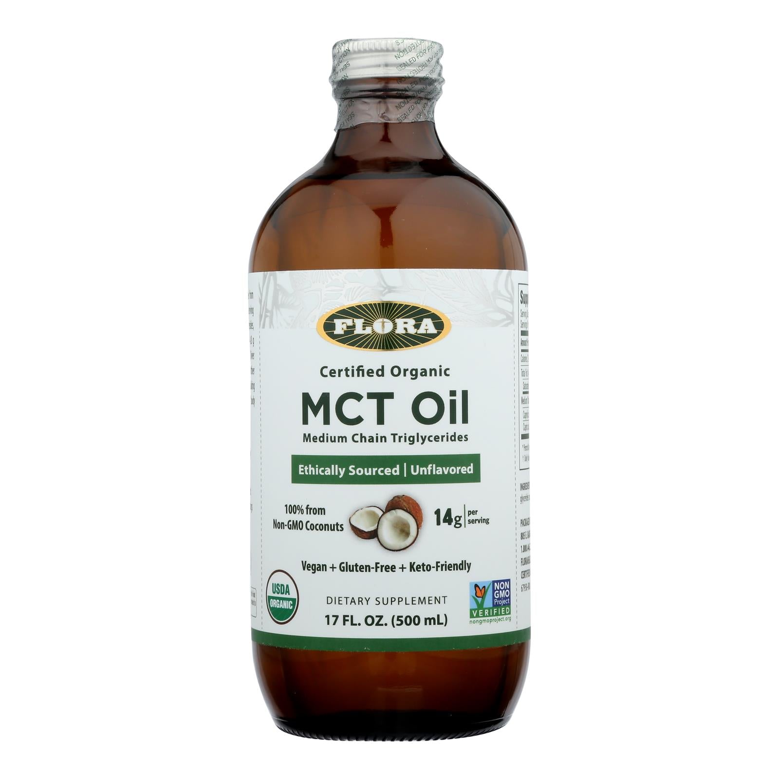 Flora - Mct Oil - 1 Each-17 Fz - Home & Garden