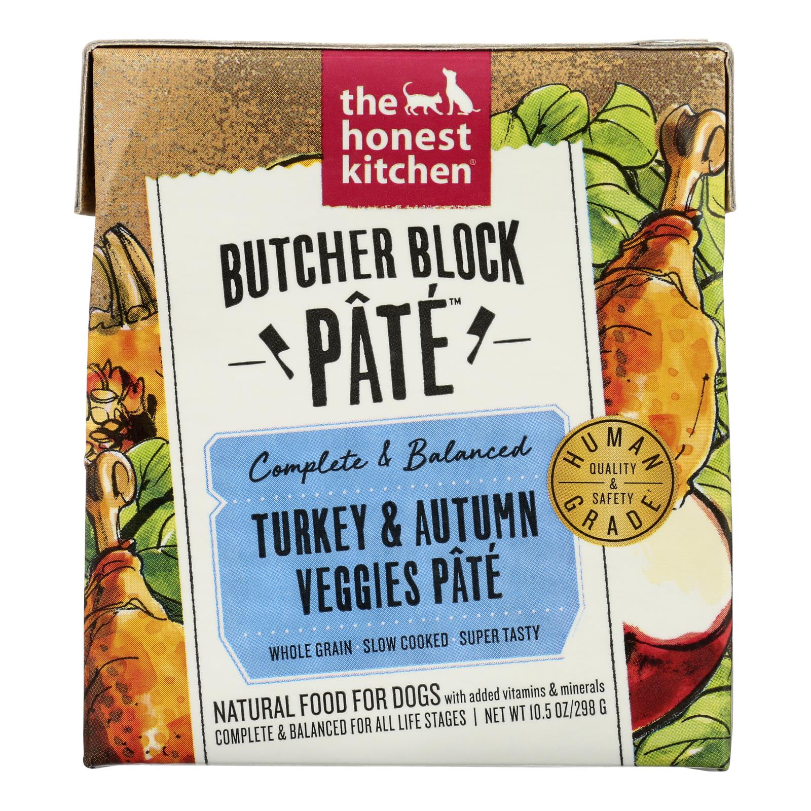 The Honest Kitchen - Dog Fd Pate Turkey Veg - Case Of 6-10.5 Oz - GreatEagleInc