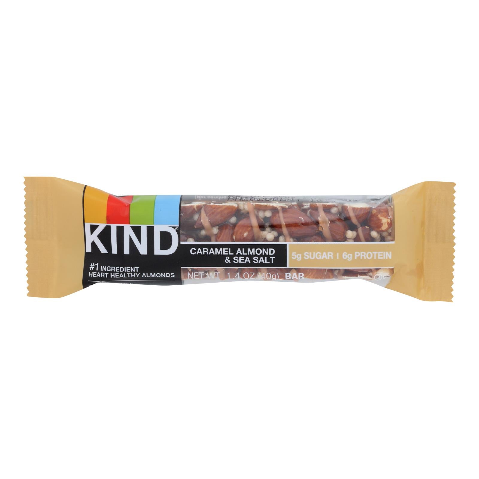 Kind - Bar Caramel Almond Sea Salt - Case Of 12-1.4 Oz - GreatEagleInc