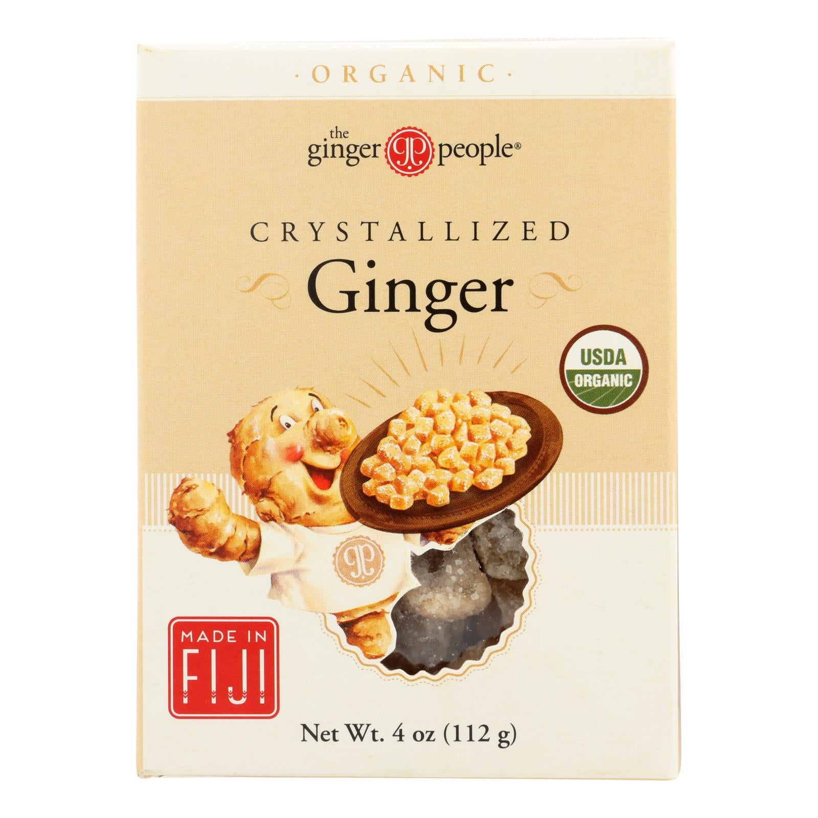 Ginger People Organic Crystallized Ginger Box - 4 Oz - Case Of 12 - GreatEagleInc