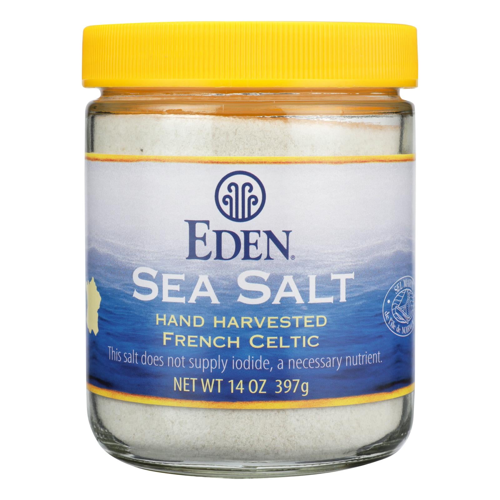 Eden Foods French Celtic Sea Salt  - Case Of 12 - 14 Oz - GreatEagleInc