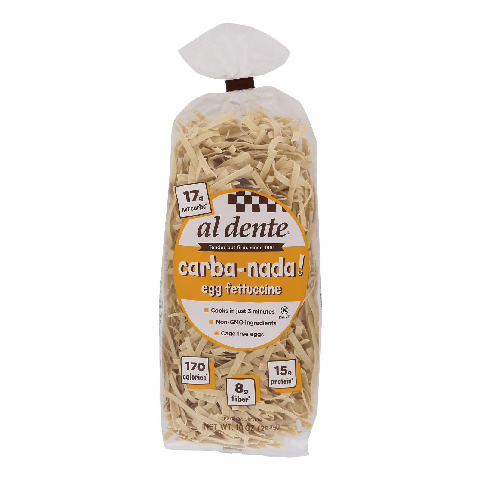 Al Dente - Pasta Fettuccine Egg - Case Of 6 - 10 Oz - GreatEagleInc