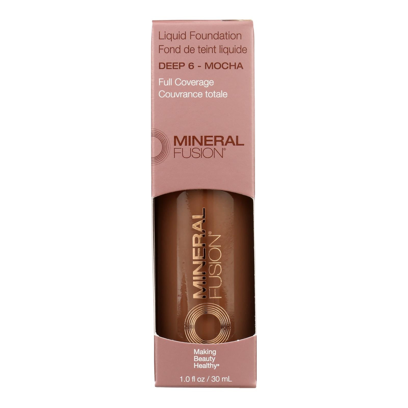 Mineral Fusion - Mkup Liquid Foundation Deep6 - 1 Each-1 Fz - GreatEagleInc