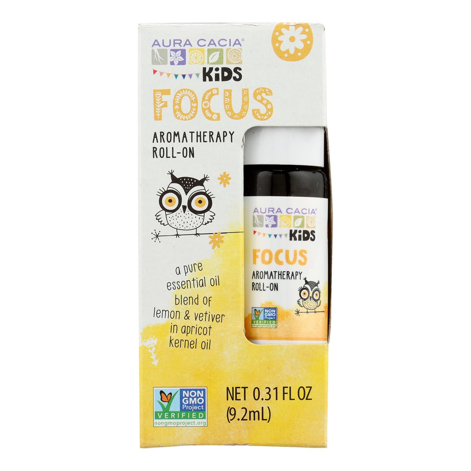Aura Cacia - Essl Oil Kids Focus Rllon - 1 Each-.31 Fz - GreatEagleInc