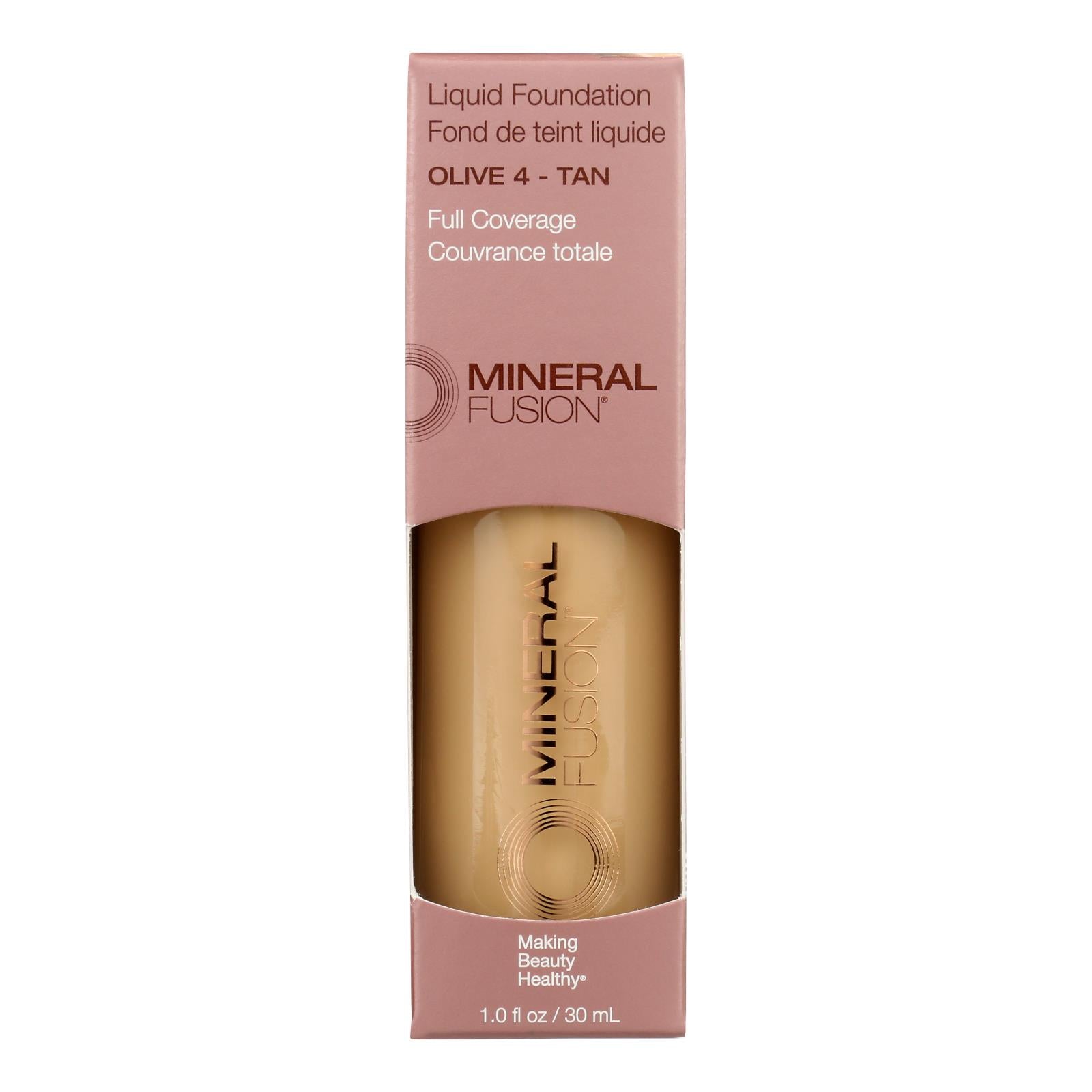 Mineral Fusion - Mkup Liquid Foundtn Olive 4 - 1 Each-1 Fz - GreatEagleInc