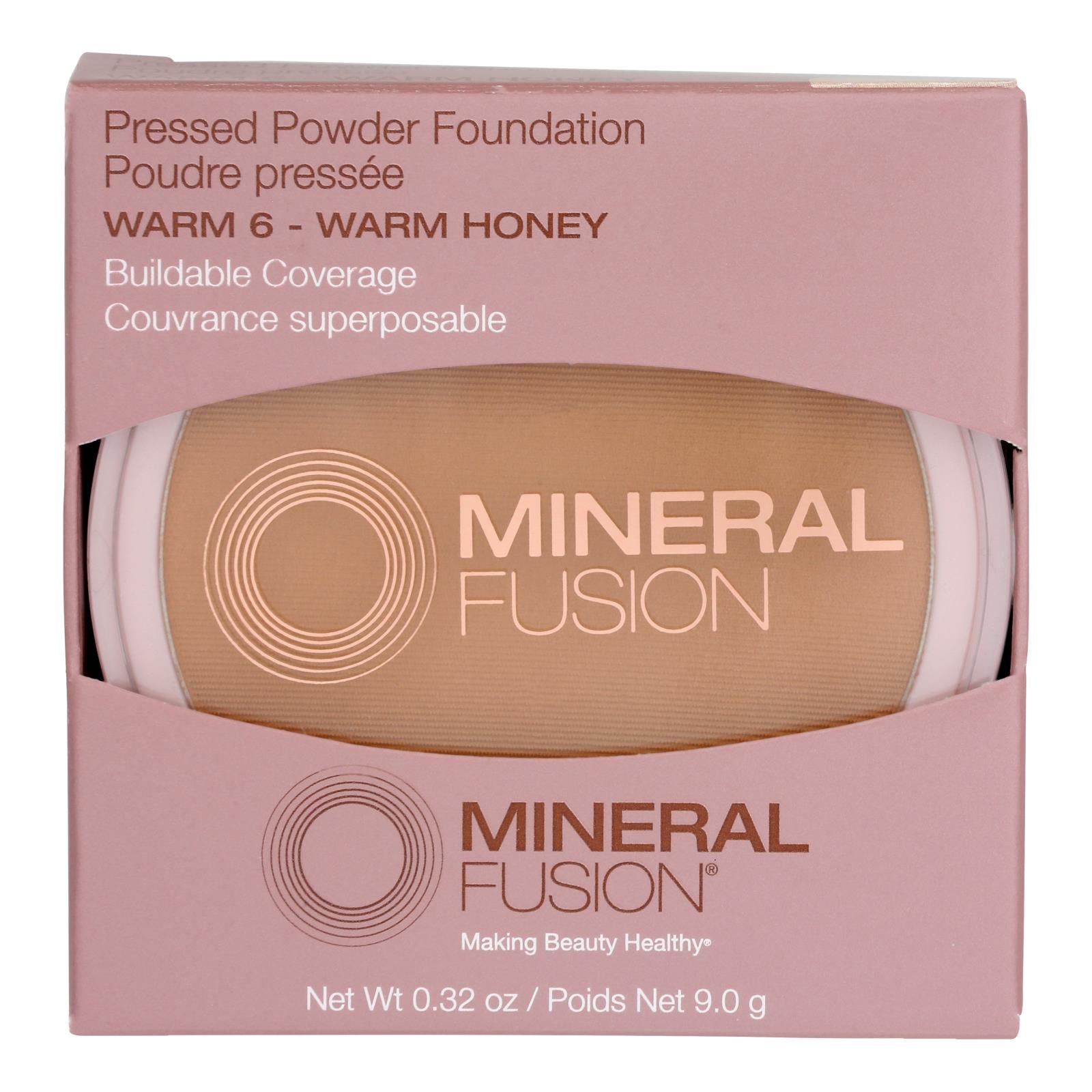 Mineral Fusion - Mkup Pressed Base Warm 6 - 1 Each-.32 Oz - GreatEagleInc