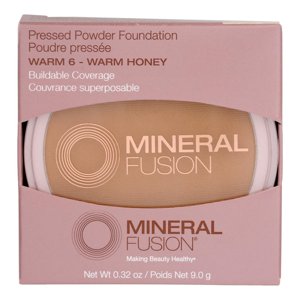 Mineral Fusion - Mkup Pressed Base Warm 6 - 1 Each-.32 Oz - GreatEagleInc