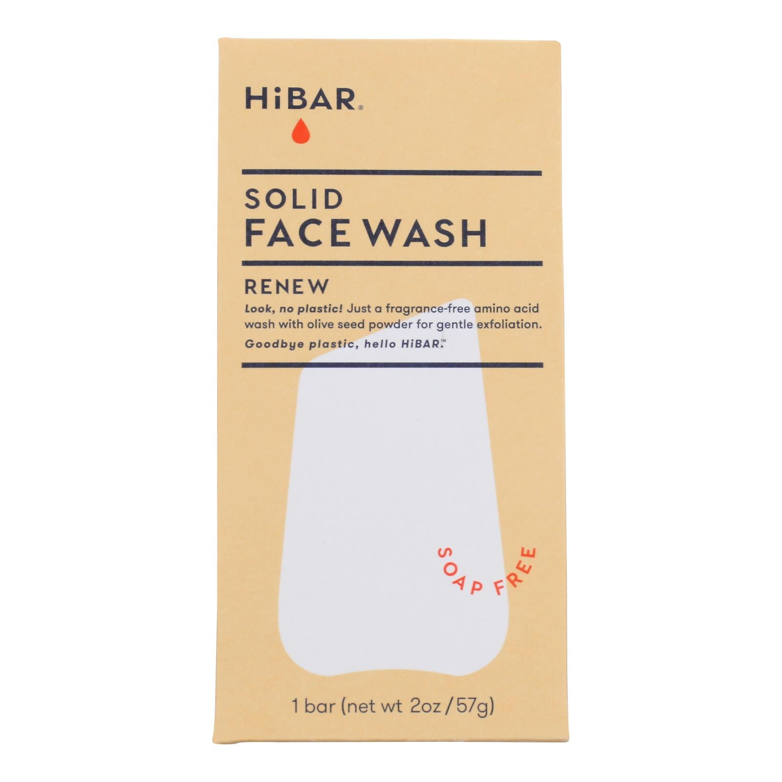 Hibar Inc - Face Wash Renew Solid - 1 Each-2 Oz - GreatEagleInc