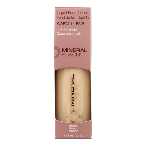 Mineral Fusion - Mkup Liquid Foundation Warm1 - 1 Each-1 Fz - GreatEagleInc