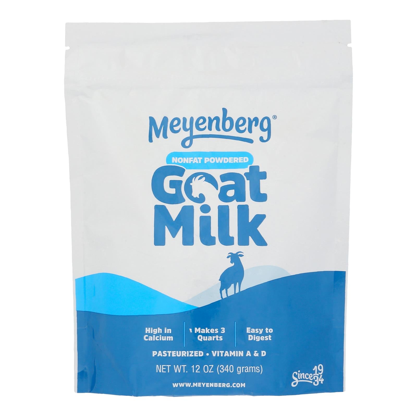Meyenberg - Goat Milk Powdrd Non Fat - Case Of 6-12 Oz - GreatEagleInc