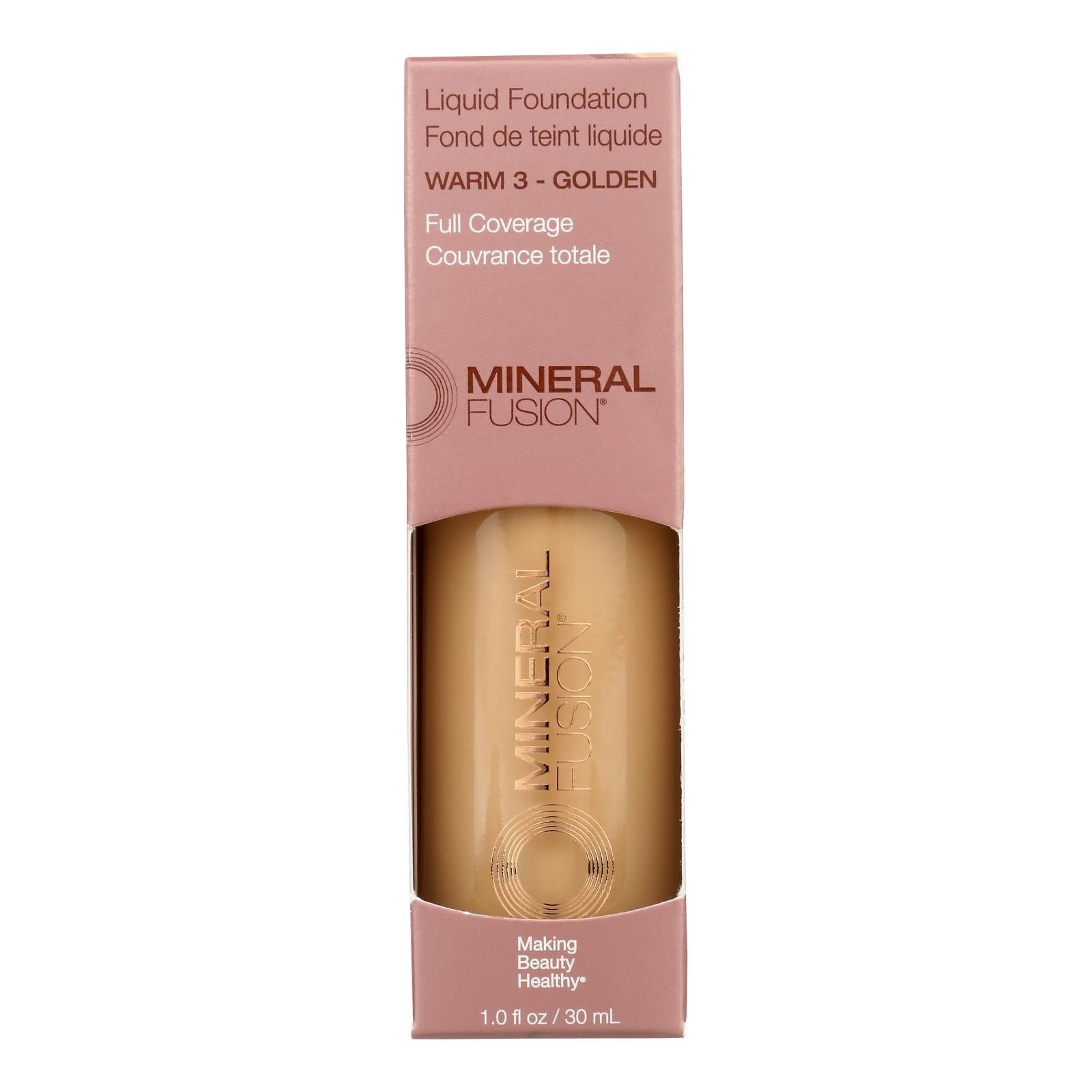 Mineral Fusion - Mkup Liquid Foundation Warm3 - 1 Each-1 Fz - GreatEagleInc