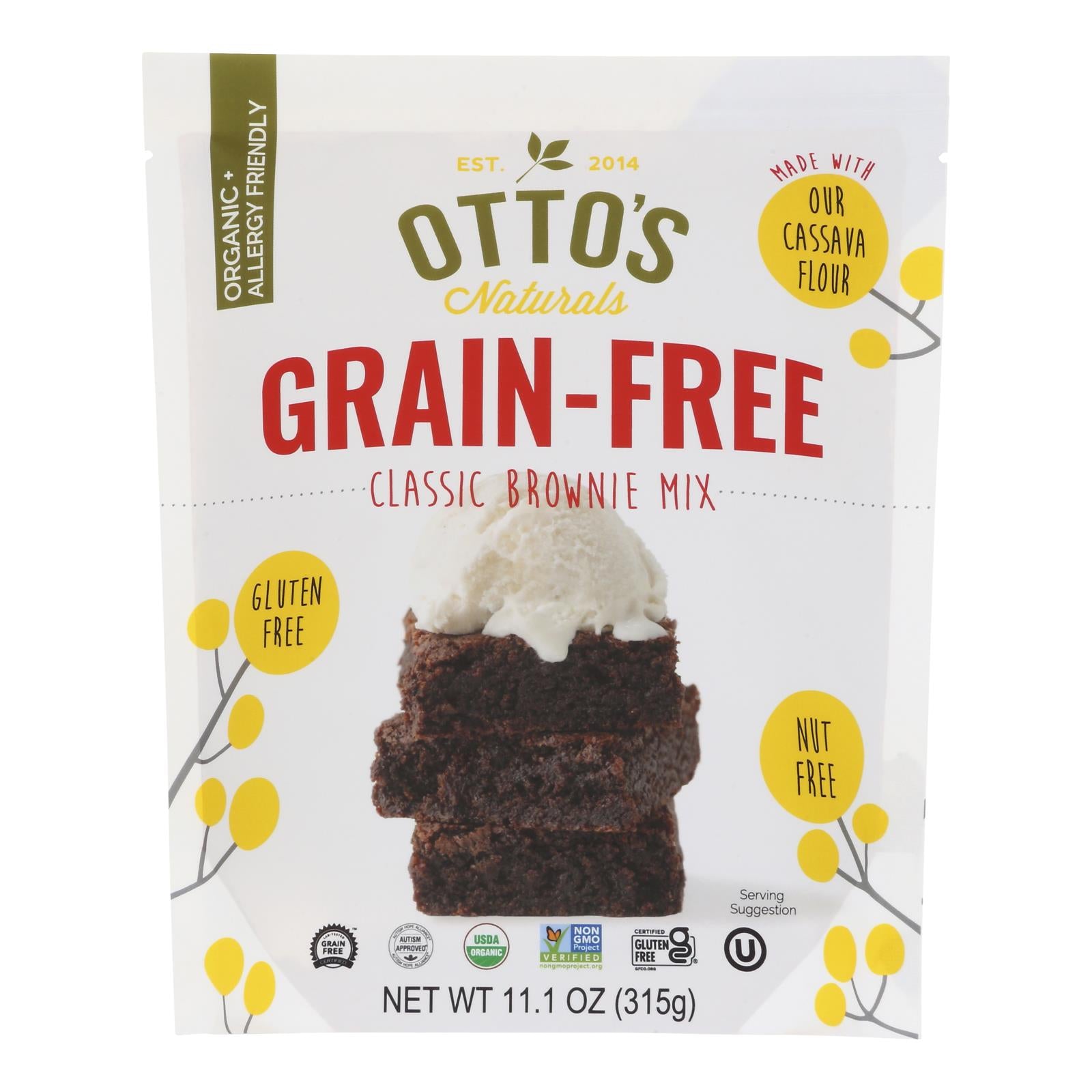 Otto's Naturals - Brni Mx Classic Green Free - Case Of 6-11.1 Oz - GreatEagleInc
