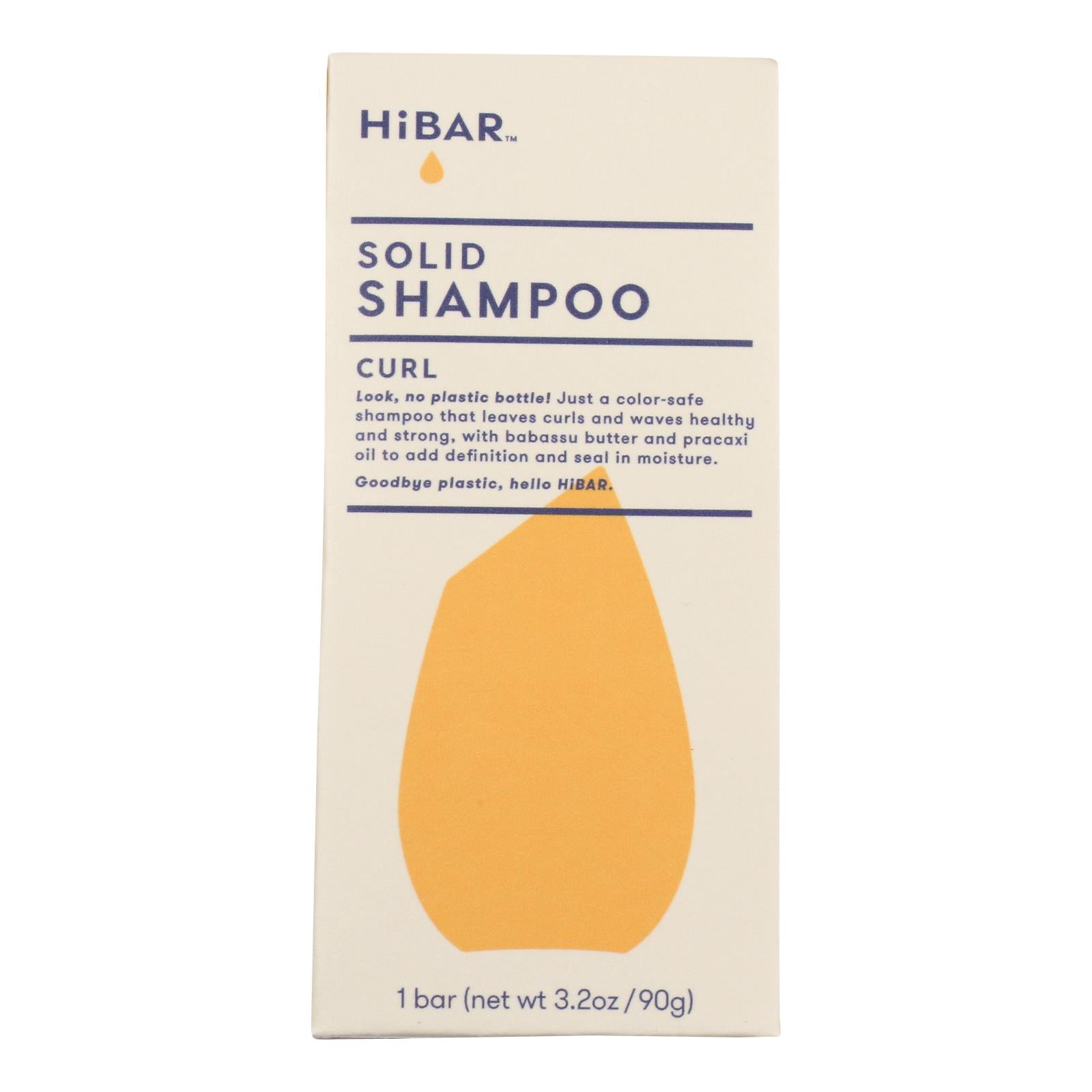 Hibar Inc - Shampoo Solid Curl Bar - 1 Each-3.2 Oz - GreatEagleInc