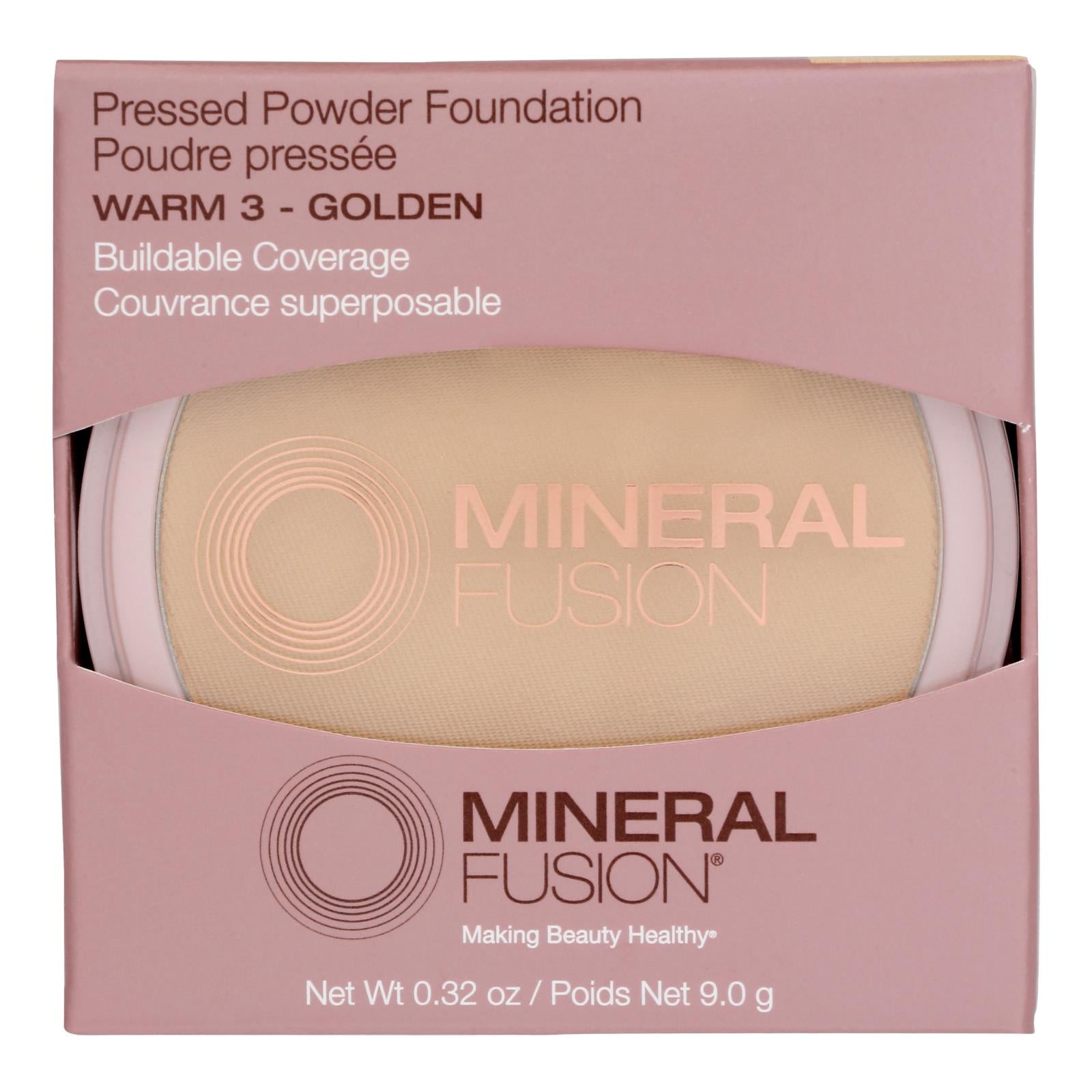 Mineral Fusion - Mkup Pressed Base Warm 3 - 1 Each-.32 Oz - GreatEagleInc