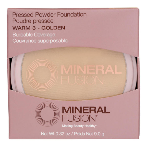 Mineral Fusion - Mkup Pressed Base Warm 3 - 1 Each-.32 Oz - GreatEagleInc
