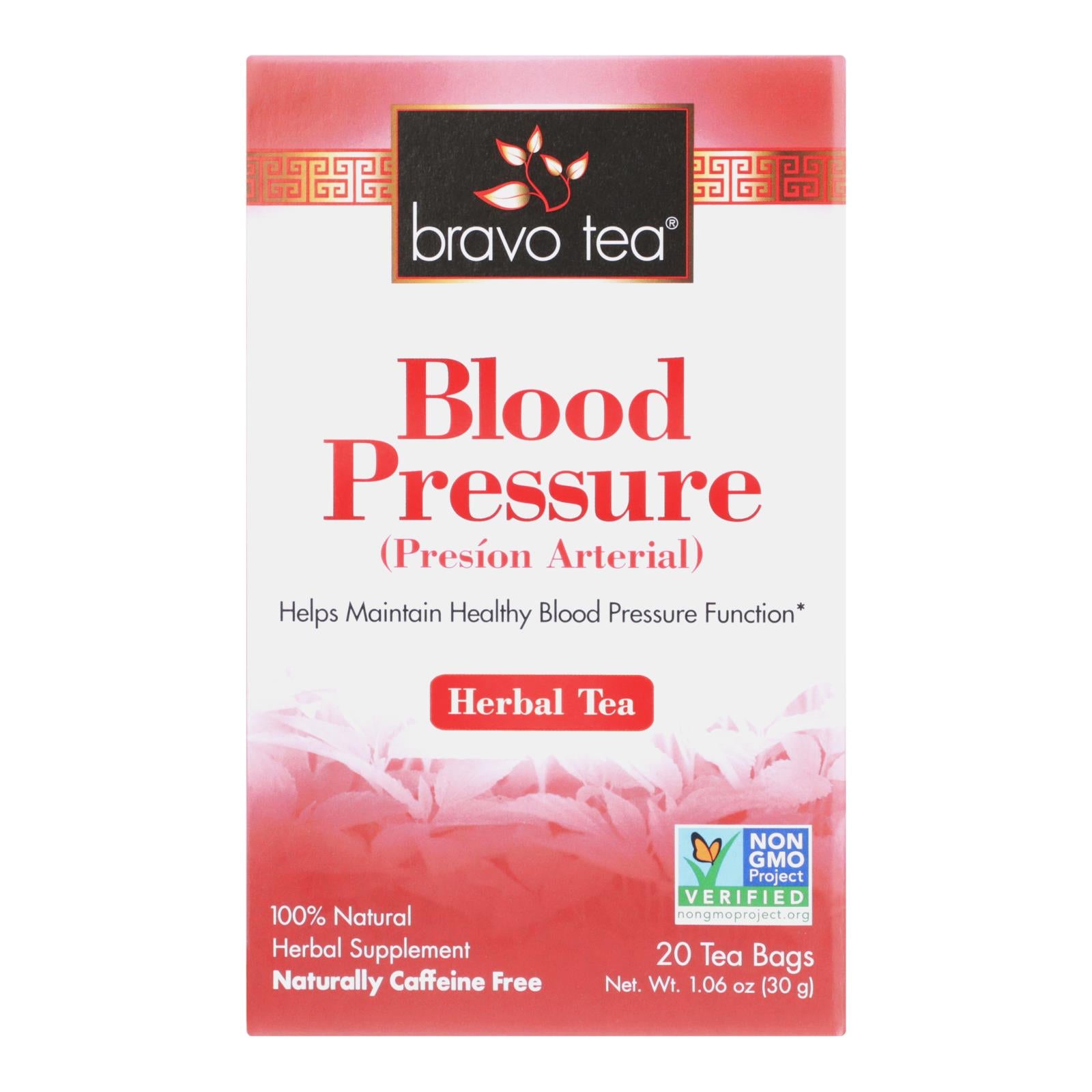 Bravo Teas And Herbs - Tea - Blood Pressure - 20 Bag - Eco-Friendly Home & Grocery