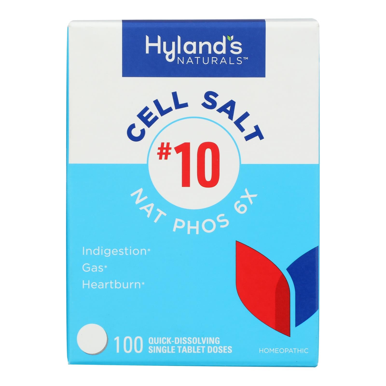 Hyland's - Natural Phos 6x #10 Cell Salt - 1 Each-100 Tab - GreatEagleInc