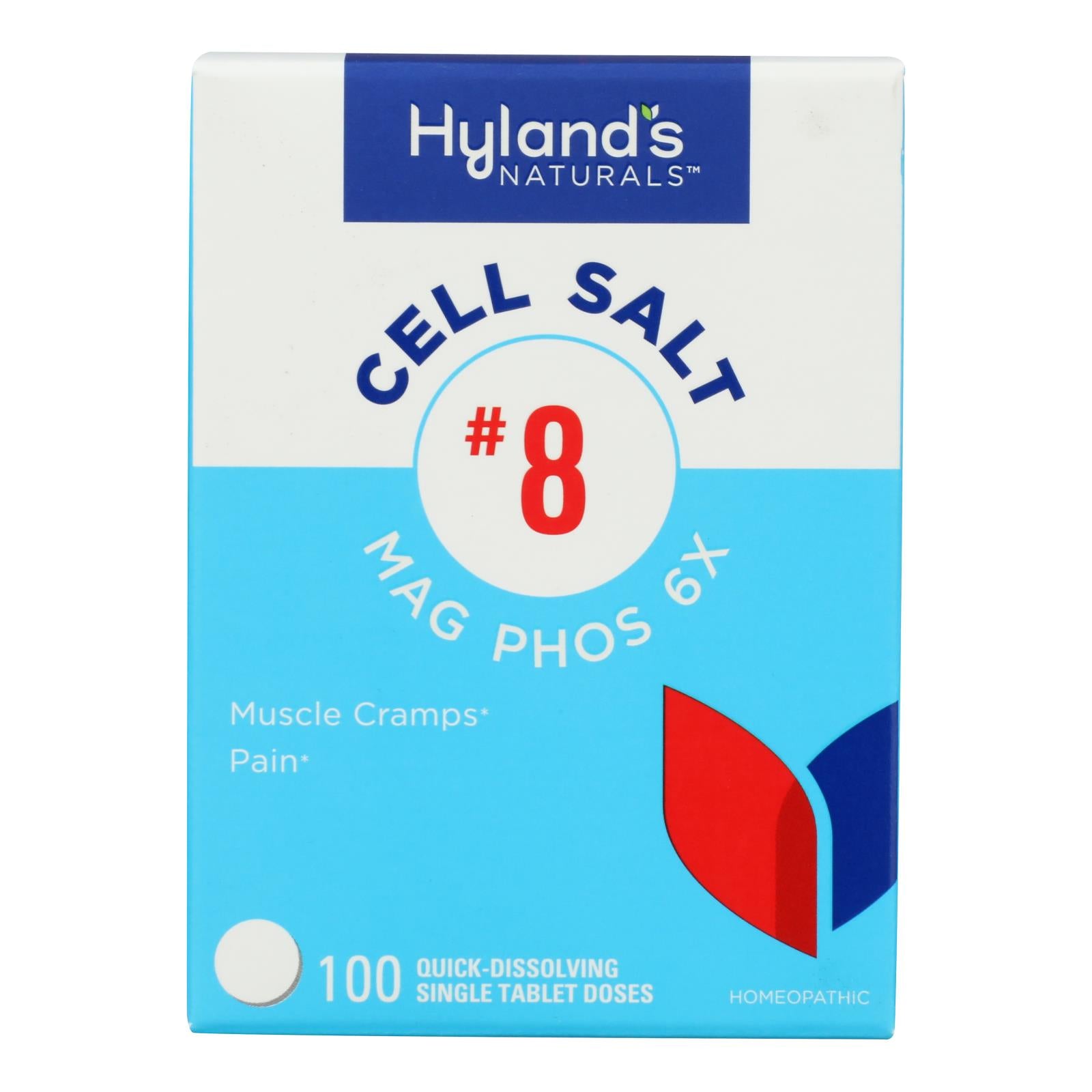 Hyland's - Mag Phos 6x #8 Cell Salt - 1 Each-100 Tab - GreatEagleInc