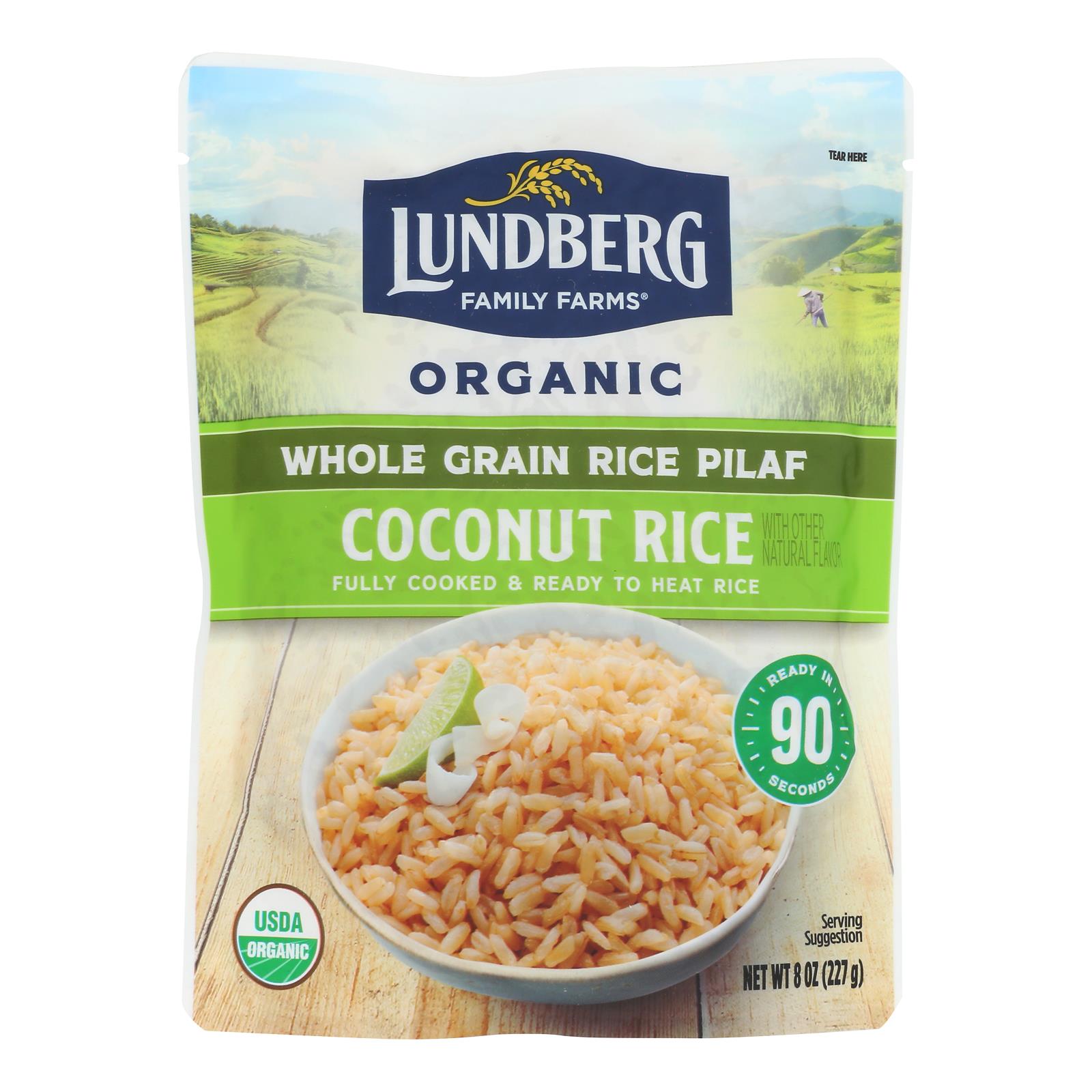 Lundberg Family Farms - Rice Coconut Retort - Case Of 6-8 Oz - GreatEagleInc