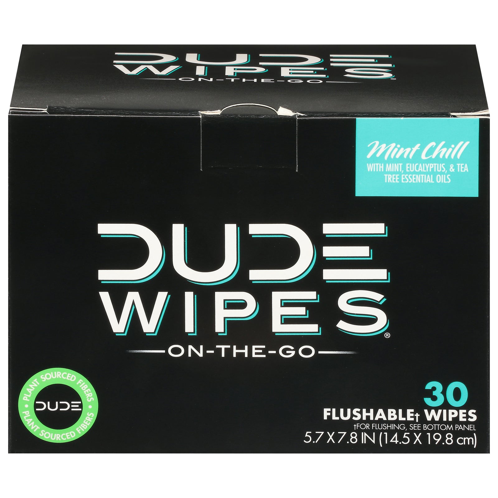 Dude Wipes - Wipes Body Mint Chill - 1 Each-30 Ct - GreatEagleInc