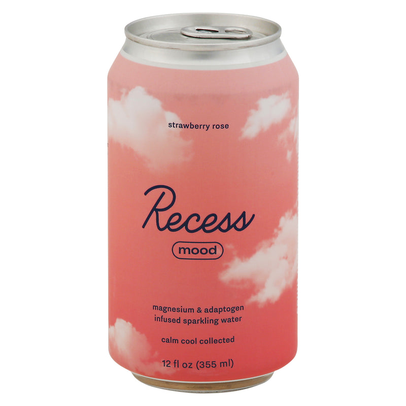 Recess - Sparkling Water Stwbr Rose Magns - Case Of 12-12 Fz