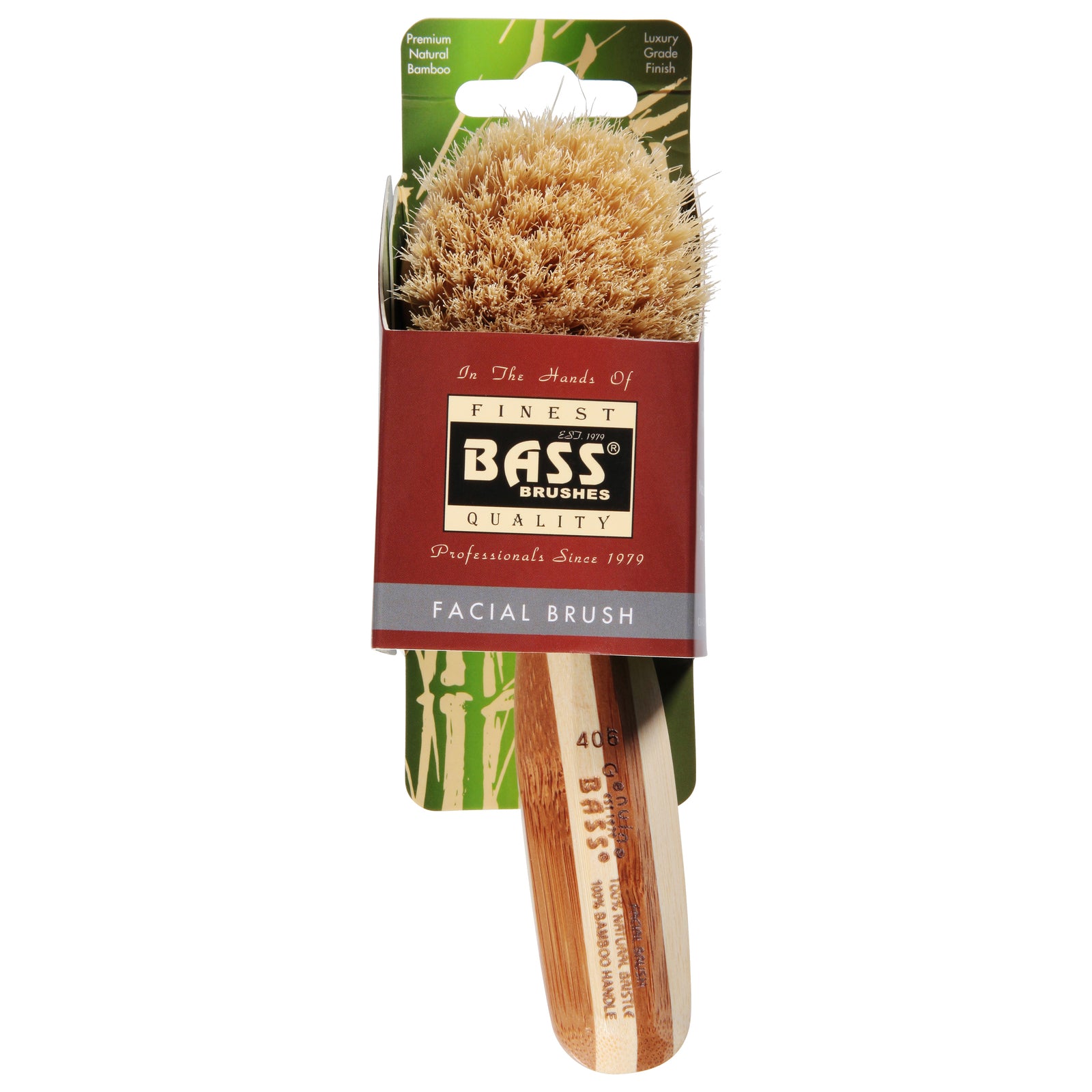 Bass Brushes - Brush Facial Clnsng Wood - 1 Each - Ct - GreatEagleInc