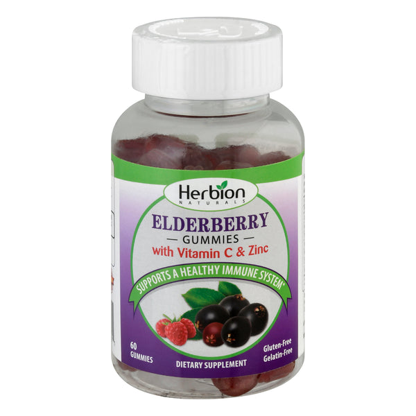 Herbion Naturals - Gummies Elderberry - 1 Each-60 Ct - GreatEagleInc