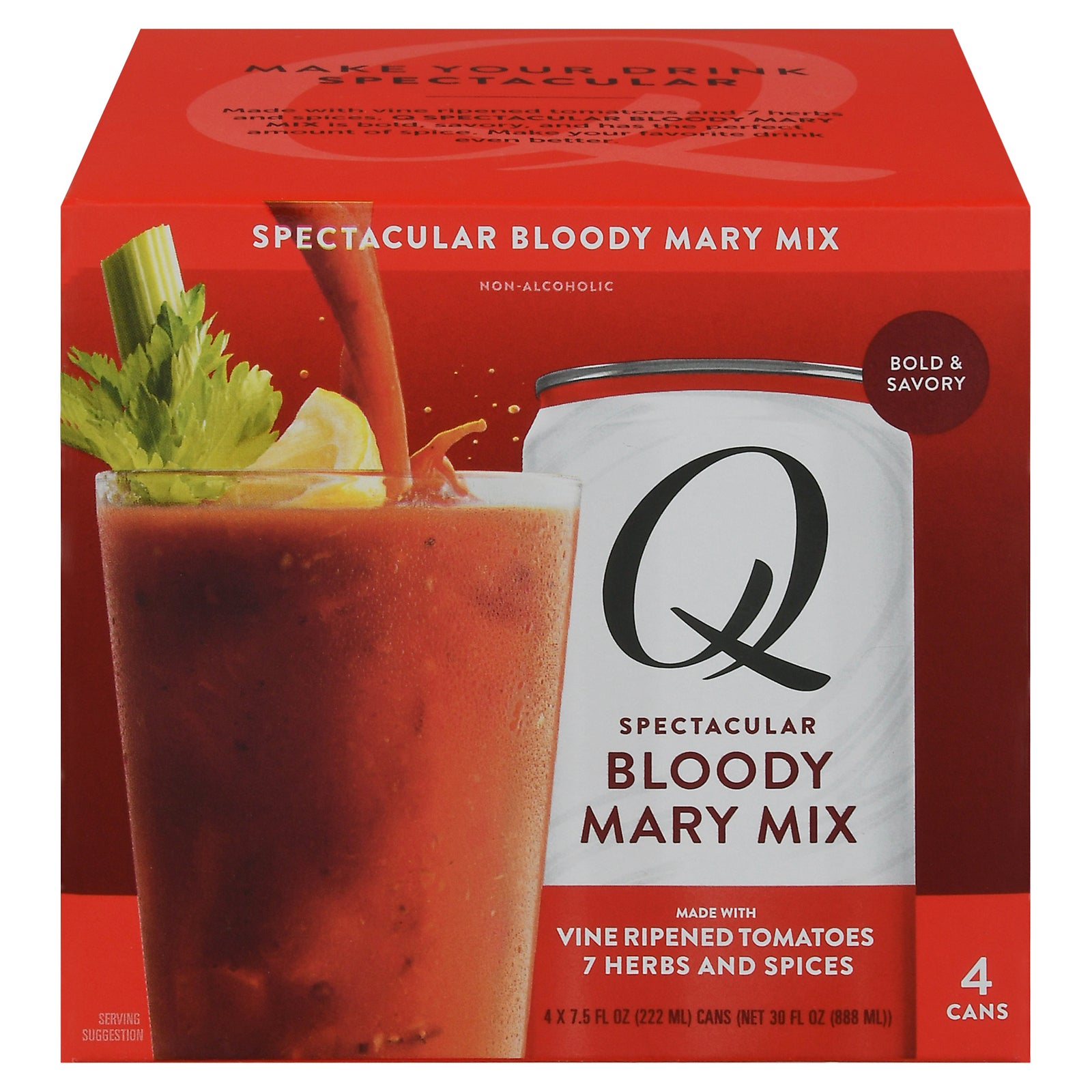 Q Drinks - Mix Bloody Mary - Case Of 6-4/7.5 Fz - GreatEagleInc