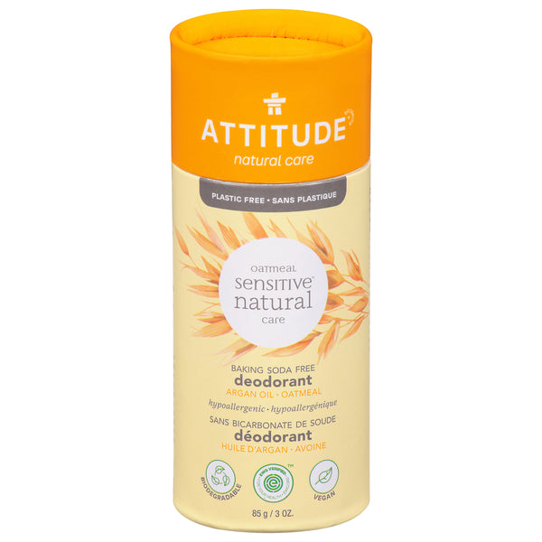 Attitude - Deodorant Snstv Argan Oil - 1 Each-3 Oz - GreatEagleInc