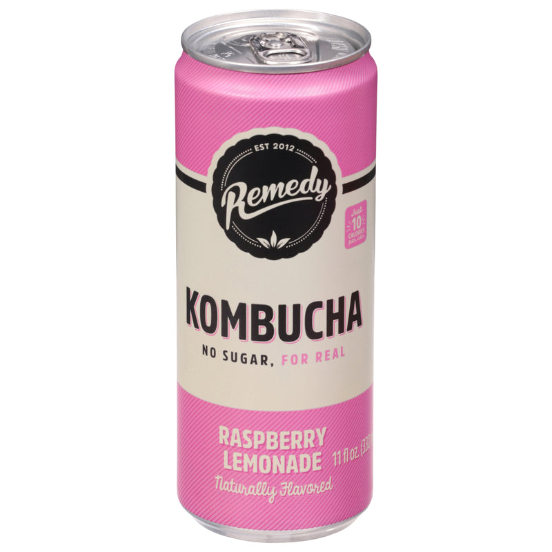 Remedy - Kombucha Raspberry Lemonad - Case Of 12-11 Fz