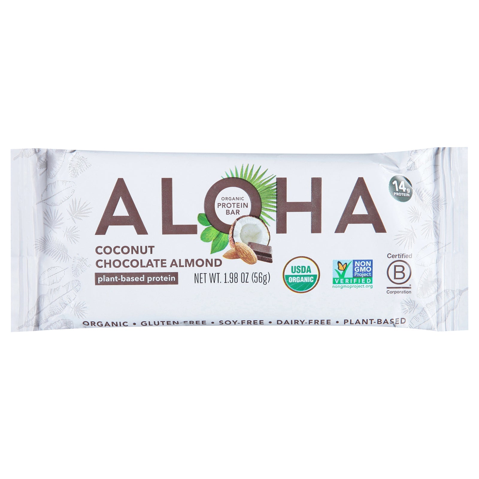 Aloha - Plt Protein Bar Coconut Chocolate - Case Of 12-1.98 Oz - GreatEagleInc