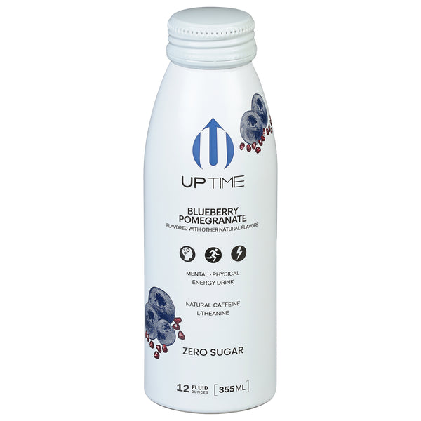 Uptime Energy - Energy Drink Blueberry Pom Ns - Case Of 12-12 Fz - GreatEagleInc