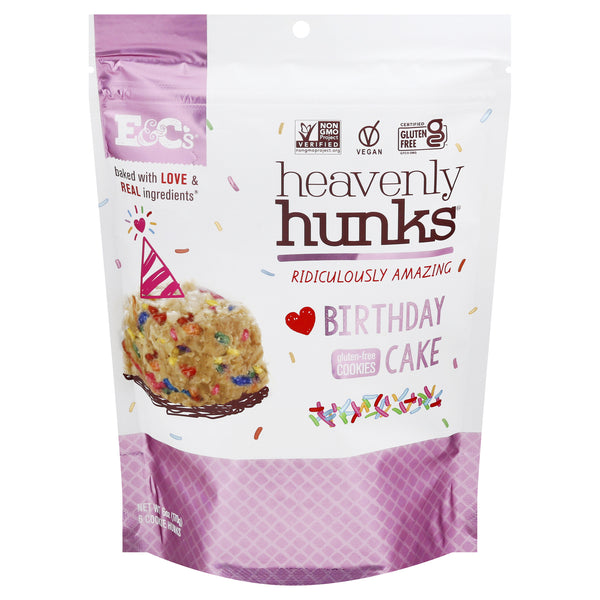 Heavenly Hunks - Cookies Gluten Free Birthday Cake - Case Of 6-6 Oz - GreatEagleInc