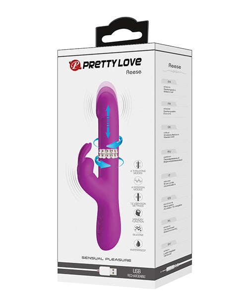 Pretty Love Reese Thrusting Rabbit - Fuchsia - GreatEagleInc