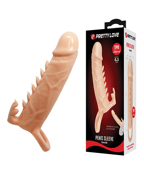 Pretty Love Emmitt 6.3" Penis Sleeve - Ivory - GreatEagleInc