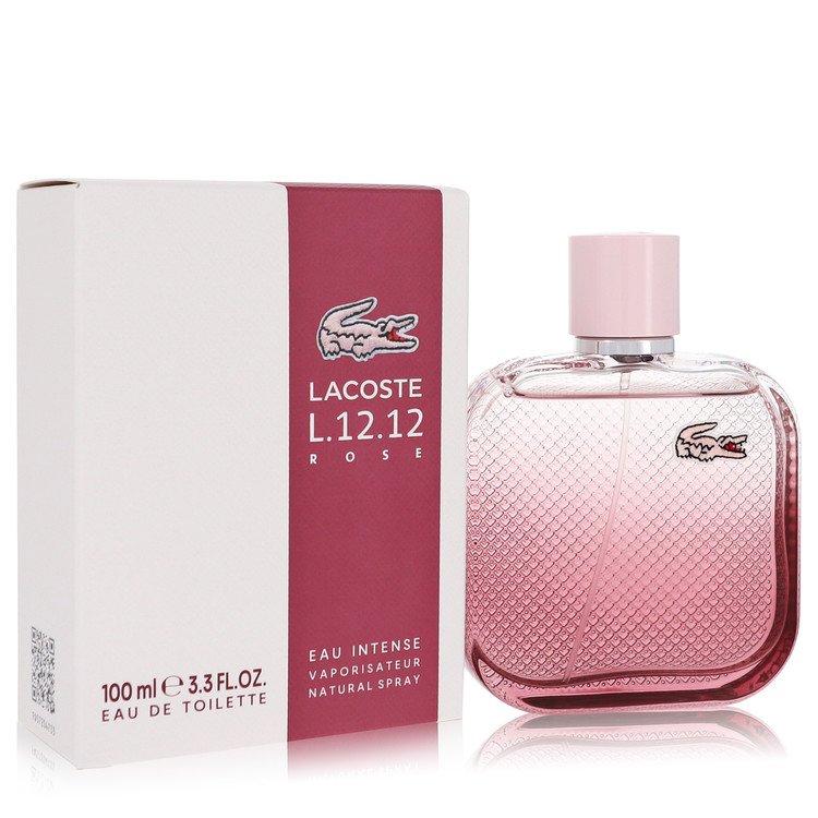 Lacoste Eau De Lacoste L.12.12 Rose Eau Intense by Lacoste Eau De Toilette Spray 3.3 oz for Women Default Title