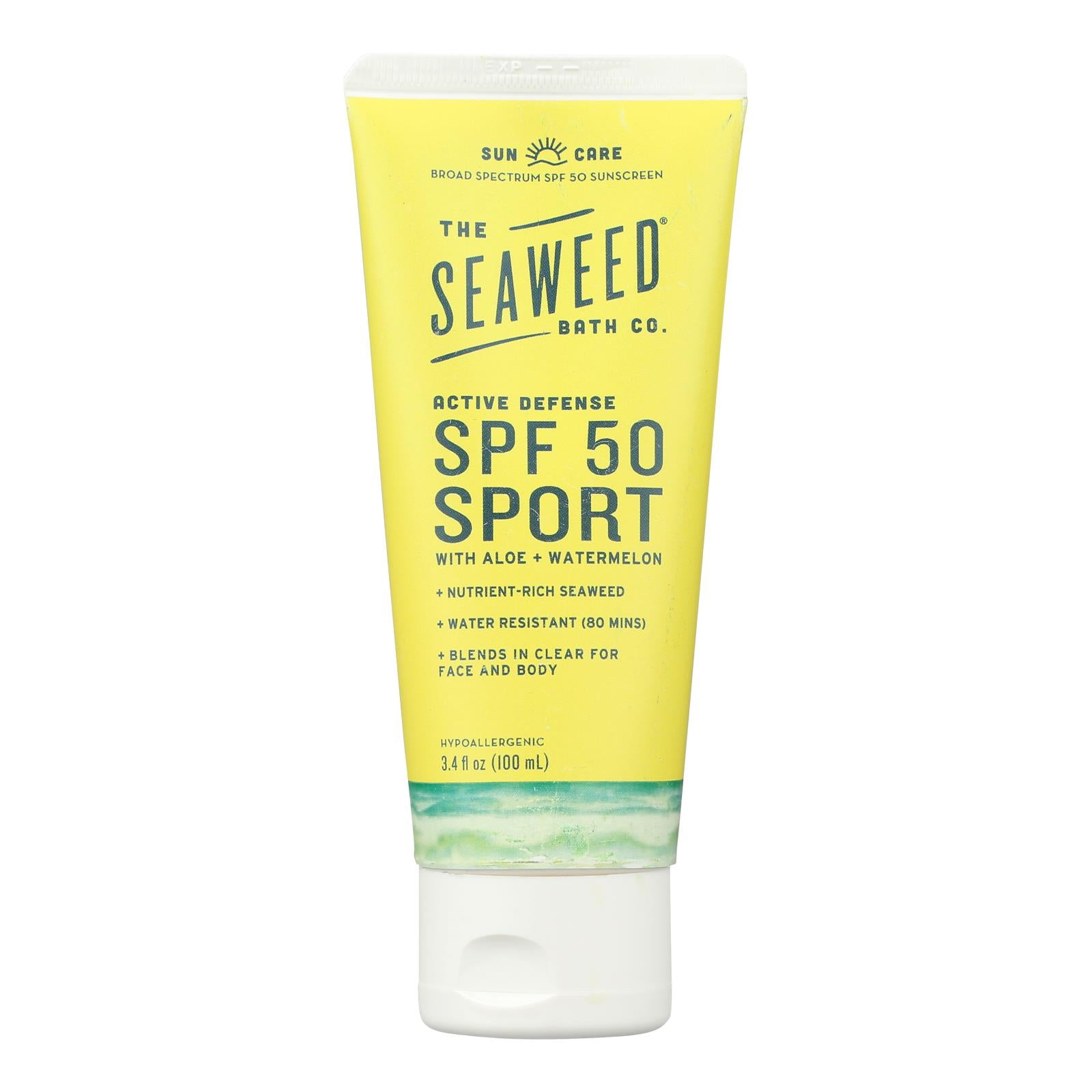 The Seaweed Bath Co - Snscrn Act Def Sprt Spf50 - 1 Each-3.4 Fz - GreatEagleInc