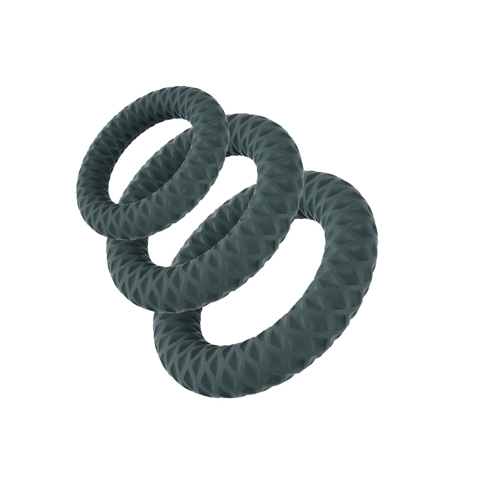 Onyx 3 Ring Set Default Title