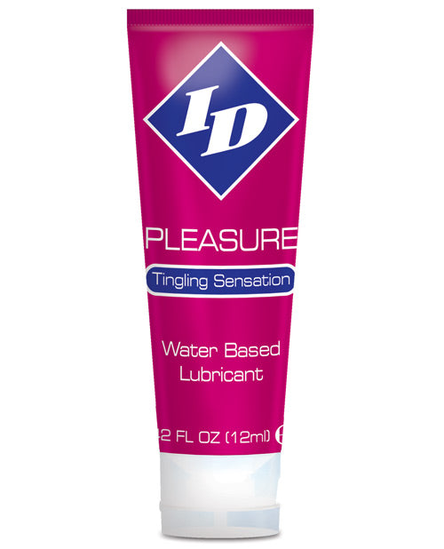 Id Pleasure Waterbased Tingling Lubricant - 12ml Tube - GreatEagleInc