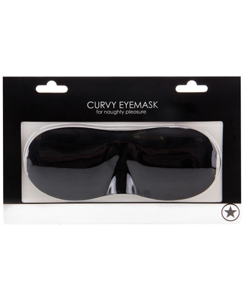 Shots Ouch Curvy Eye Mask - Black - GreatEagleInc
