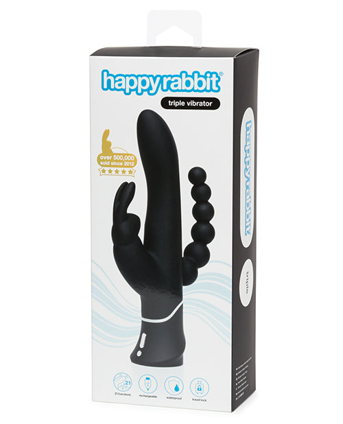 Happy Rabbit Triple Curve - Black - GreatEagleInc