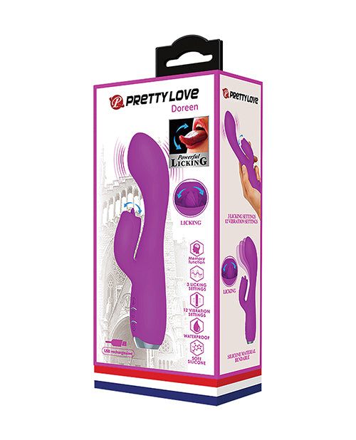 Pretty Love Doreen Licking Rabbit - Fuchsia - GreatEagleInc