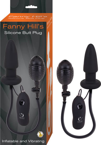 Fanny Hill's Silicone Butt Plug Black - GreatEagleInc