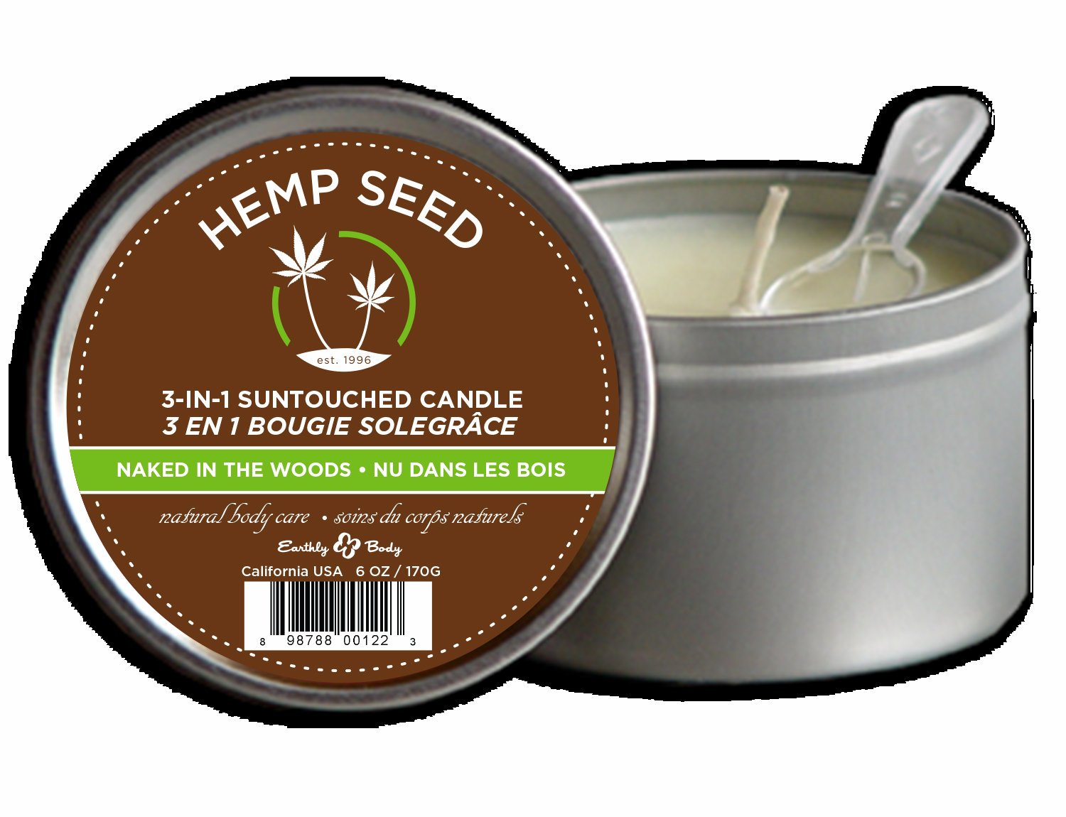 Candle 3 In 1 Naked In The Woods 6.8 Oz - GreatEagleInc