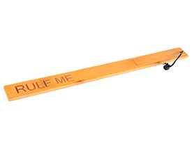 Bamboo Paddle- Rule Me" "