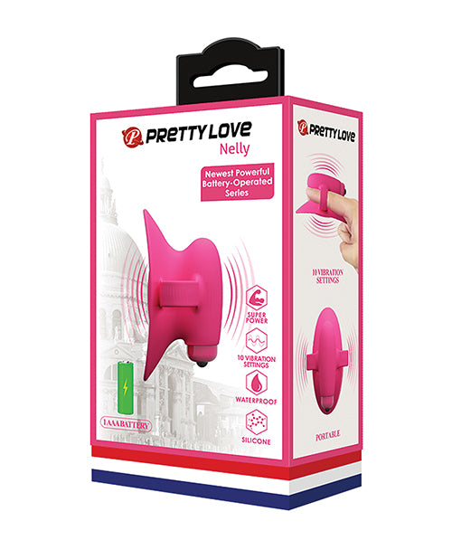 Pretty Love Nelly Finger Battery Vibe - Pink Default Title