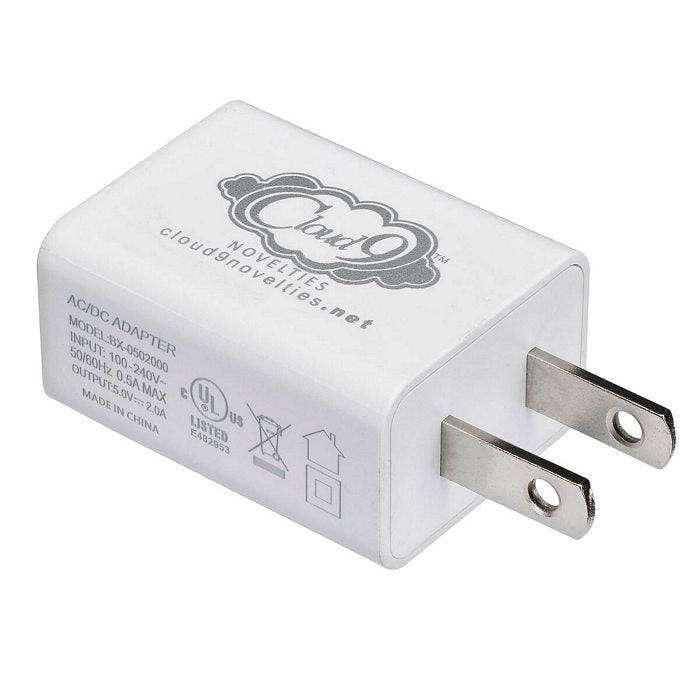 (d) Cloud 9 Usb 1 Port Adapter Charger For Vibrators - GreatEagleInc