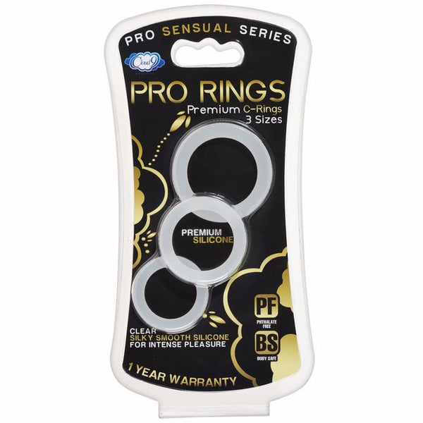 Cloud 9 Pro Sensual Silicone Cock Ring 3 Pack - GreatEagleInc